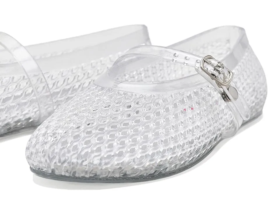 Детские балетки Steve Madden Kids Krista из прозрачного желе с плетением