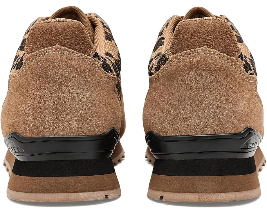 Кроссовки Roper Giddyup Leopard с леопардовым принтом из замши