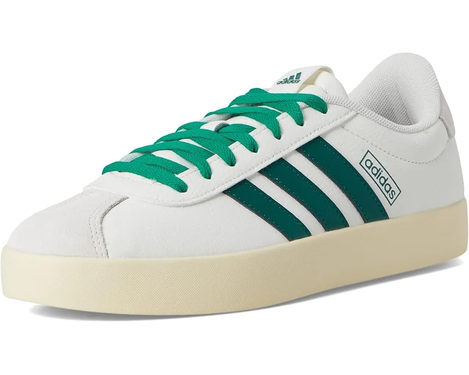 Кроссовки Adidas VL Court 3.0 с кожаным верхом и вулканизированной подошвой