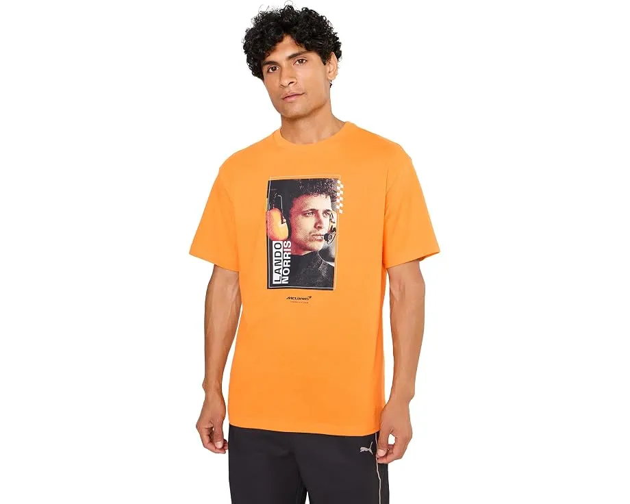 Puma Футболка McLaren Racing Lando Norris Driver Tee из хлопка