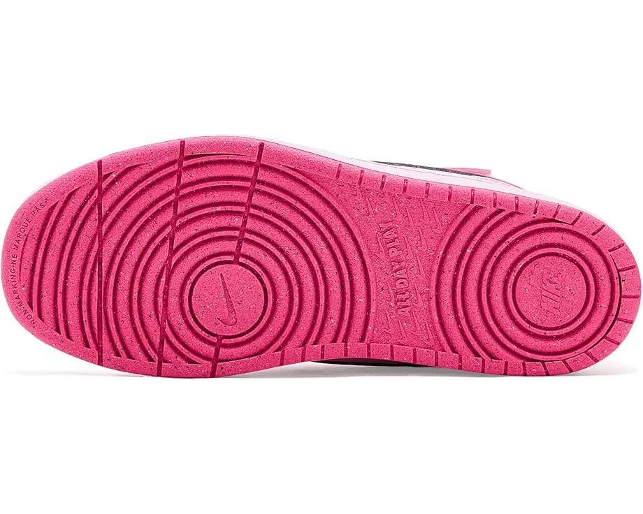 Кроссовки Nike Kids Court Borough Low Recraft BP с водоотталкивающей пропиткой и липучкой