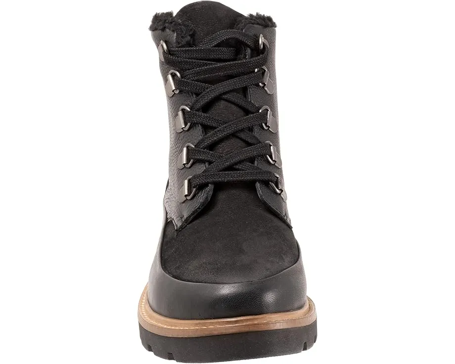 Ботинки SoftWalk Whitney с искусственным мехом и шнуровкой