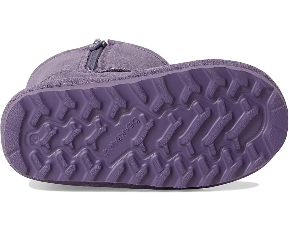 Ботинки Bearpaw Kids Elle Zipper с боковой молнией и мягкой шерстяной подкладкой
