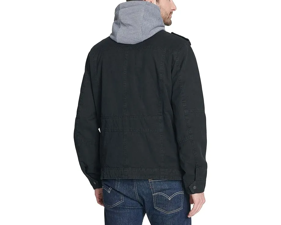 Куртка Levi's с капюшоном и подкладкой из шерпы на молнии