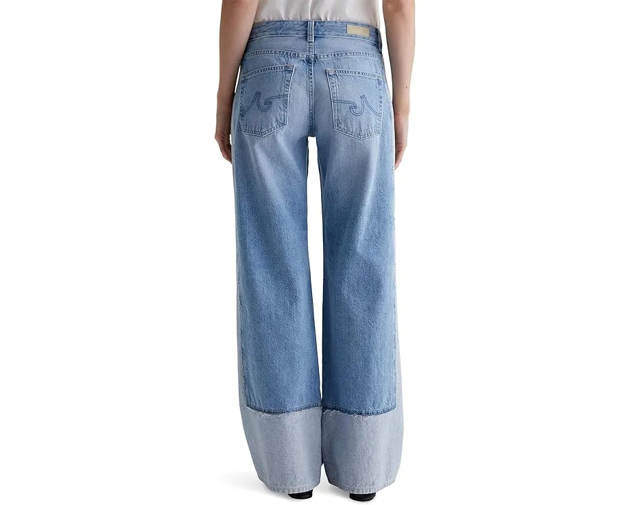 Джинсы Adria Low Rise Baggy Wide Leg AG Jeans Mondrian с заниженной талией
