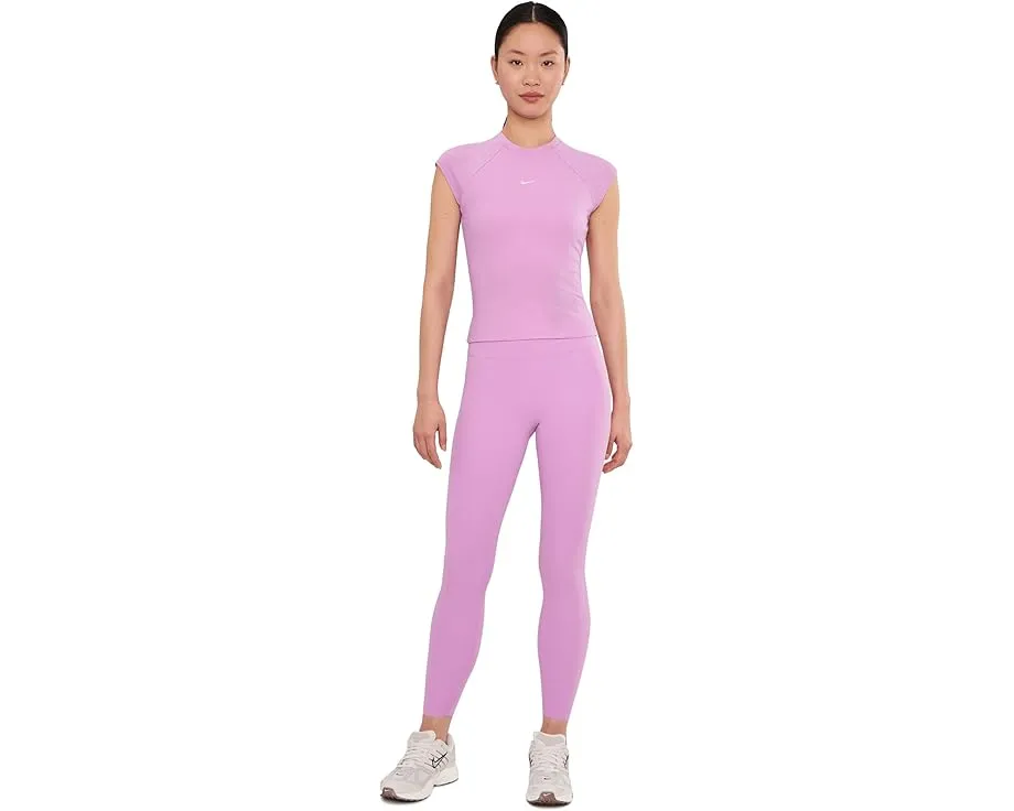 Топ Nike Sportswear Chill Knit Rib с коротким рукавом и ребристым узором