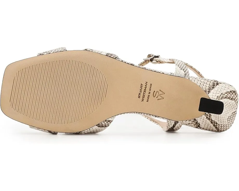 Босоножки Stuart Weitzman Vinnie Sandal 50 на каблуке kitten heel