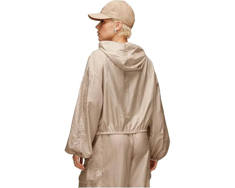 Куртка UGG Chiara Full-zip Hooded Jacket с капюшоном и лазерной резкой Sun Logo Shape