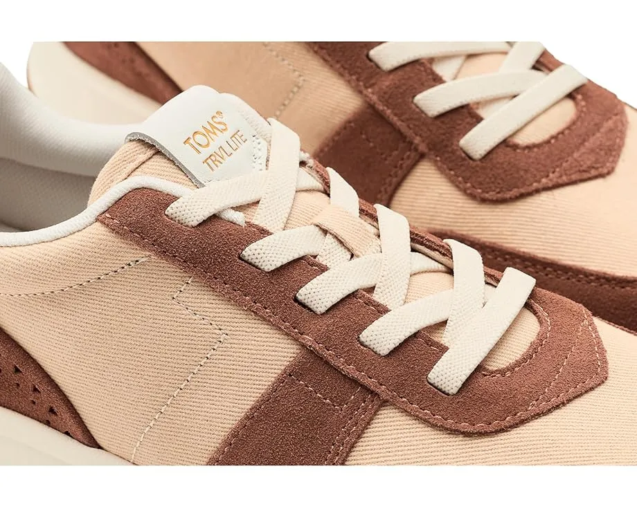 Кроссовки TOMS TRVL LITE Retro из замши с эластичным мысом и съемной стелькой