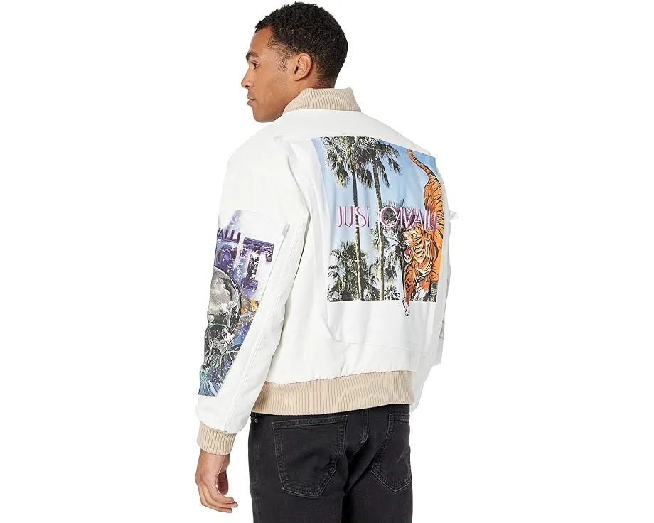 Куртка-бомбер Just Cavalli Padded Nylon с утеплителем и стеганым узором