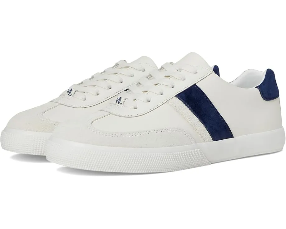 Кроссовки LAUREN Ralph Lauren Braylee двухцветные из кожи и замши