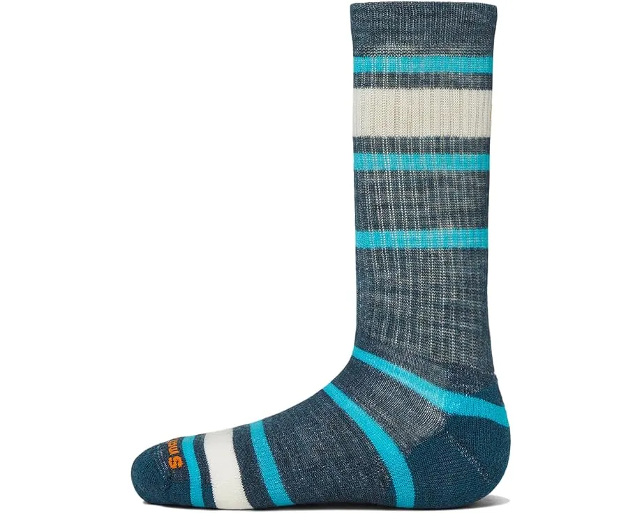 Детские носки Smartwool Hike Light Cushion с полосками и легкой амортизацией
