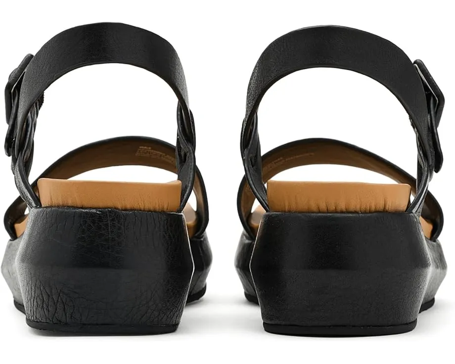 Kork-Ease сандалии Hallie на платформе с итальянской кожей и регулируемой пряжкой