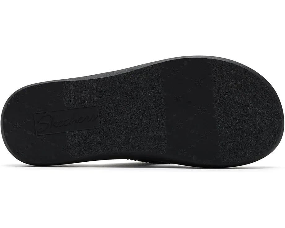 Сандалии SKECHERS Asana Luxe Valley Chic 2 с плетеным трикотажным верхом и просторной посадкой