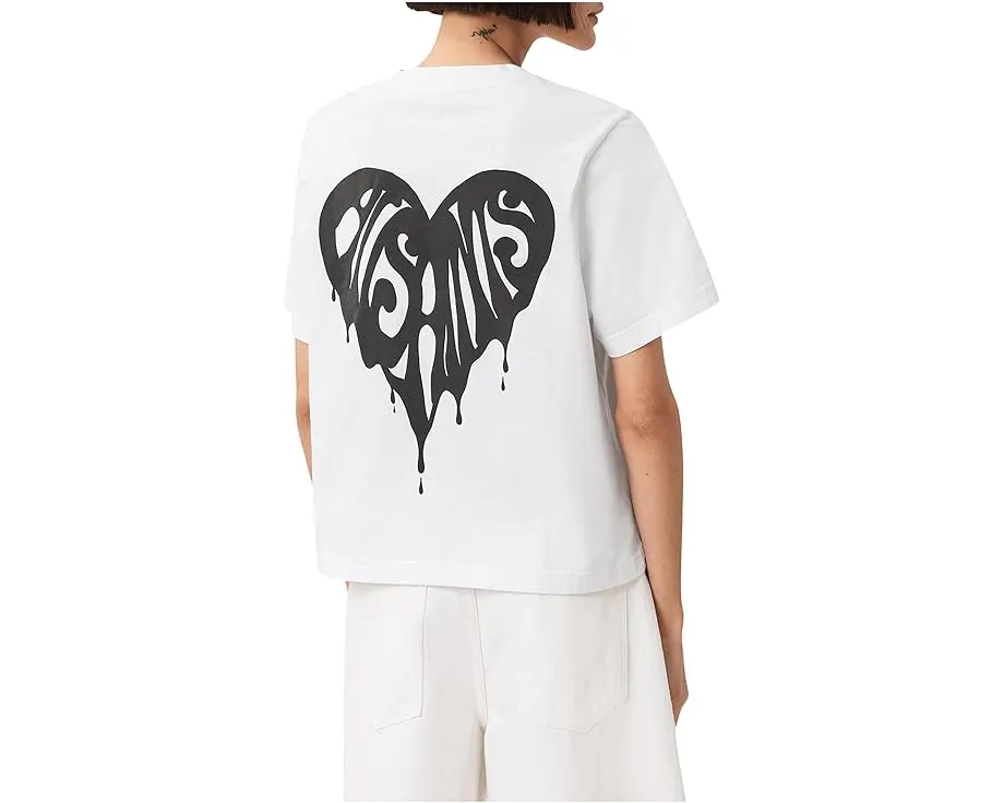 Футболка AllSaints Trip Lisa Tee с графикой в виде сердца