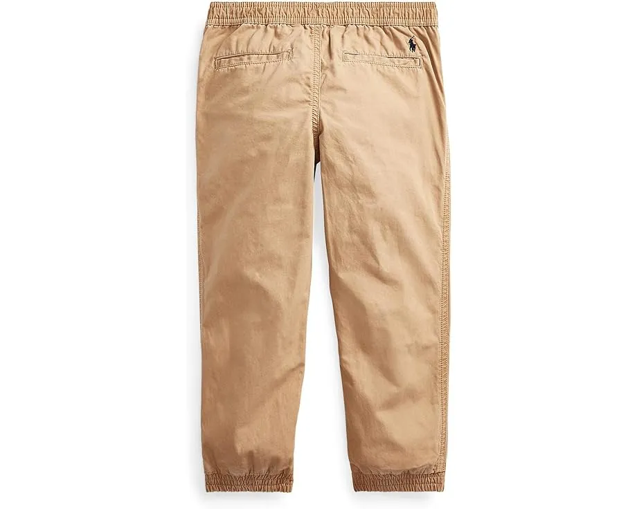 Джоггеры Polo Ralph Lauren Kids из хлопкового поплина для младших детей на шнурке