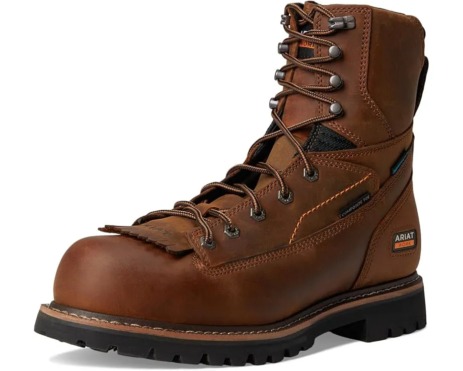 Водонепроницаемые рабочие ботинки Ariat Longview Shock Shield 8 дюймов (20.32 см) с композитным подноском