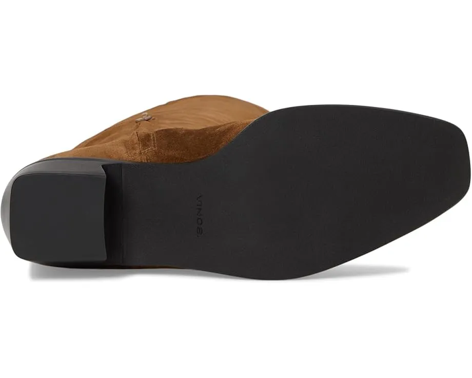 Высокие сапоги Vince Andes из замши на устойчивом каблуке