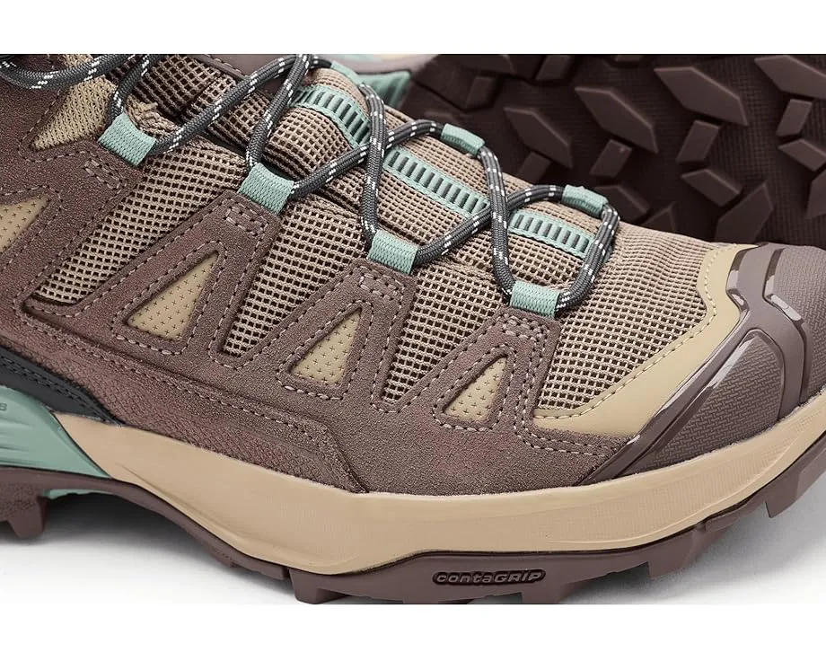 Трекинговые кроссовки Salomon X Ultra 360 Leather Mid с мембраной Gore-tex