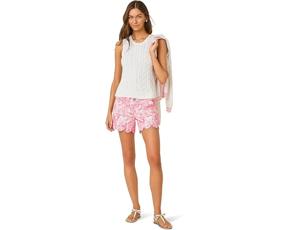Шорты Buttercup Stretch с фигурным подолом и принтом Lilly Pulitzer