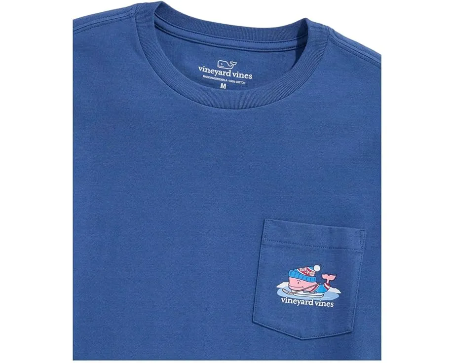 Vineyard Vines футболка с длинным рукавом и принтом хоккейного кита