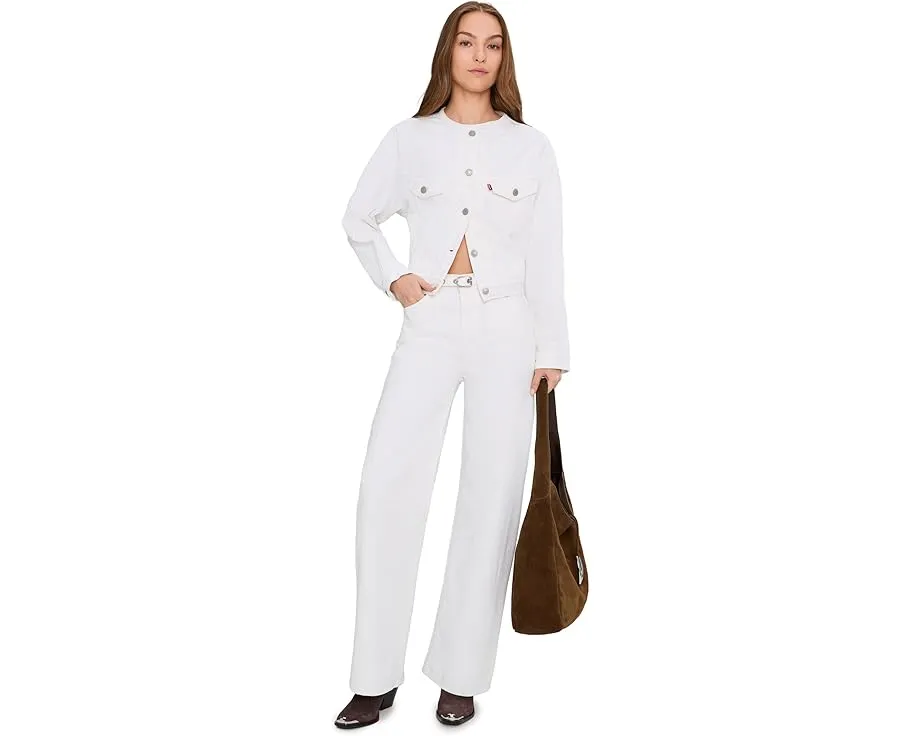 Джинсы Levi's® Premium Ribcage Wide Leg Belted с высокой посадкой и широкими штанинами