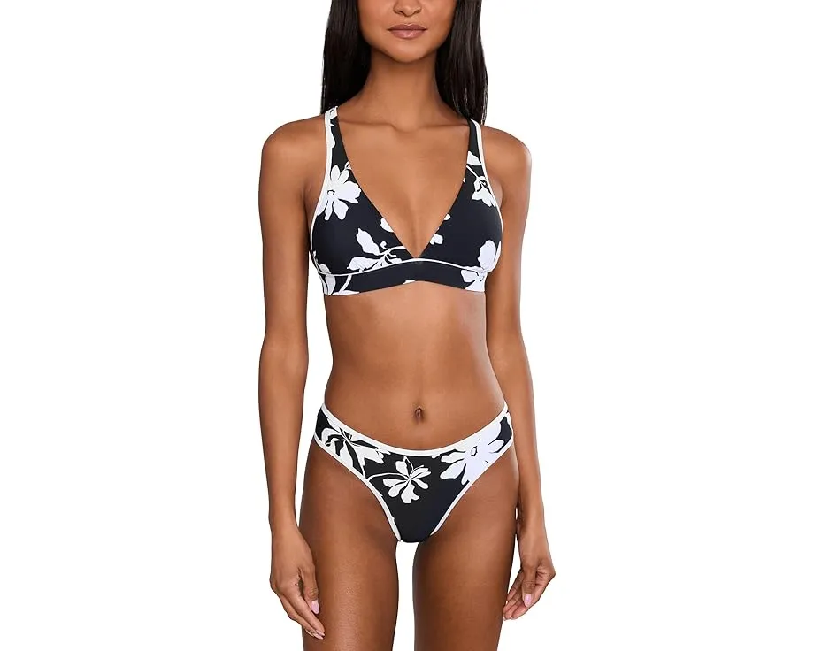 Женские брюки с высокой посадкой Seafolly Mayflower с цветочным принтом