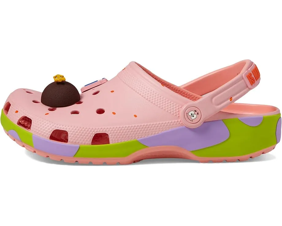 Кроксы Crocs Spongebob Squarepants Classic Clog с ремешком на пятке