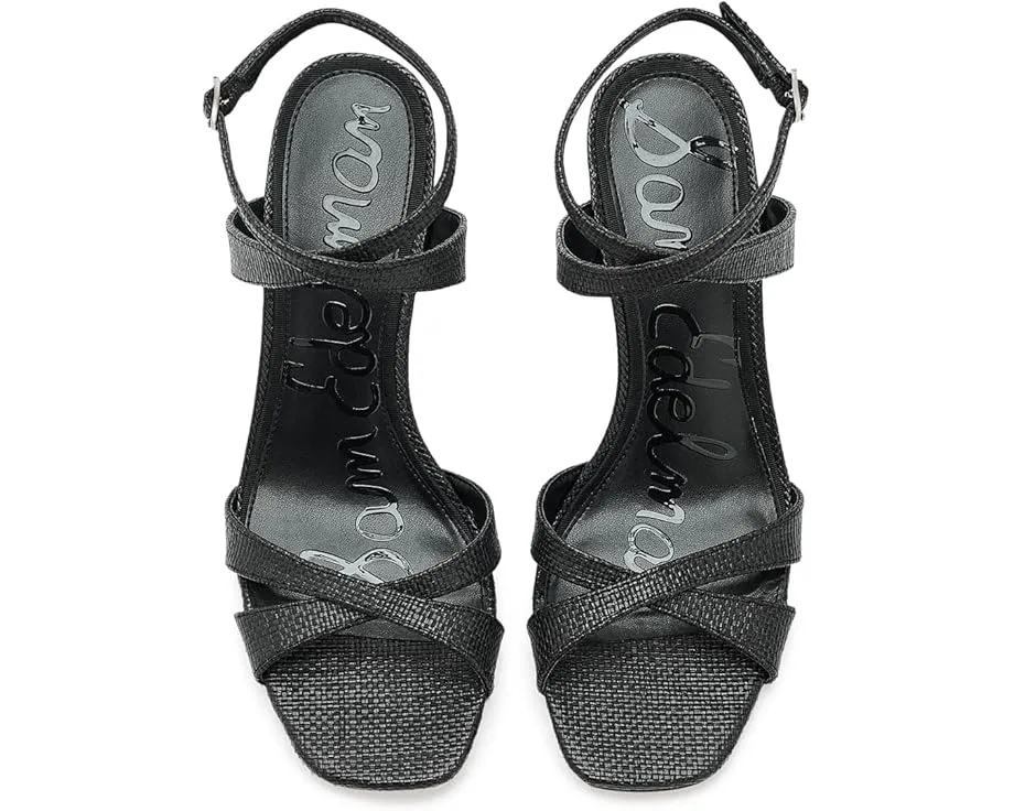 Сандалии Sam Edelman Davi на танкетке с ремешком на щиколотке и плетеным узором