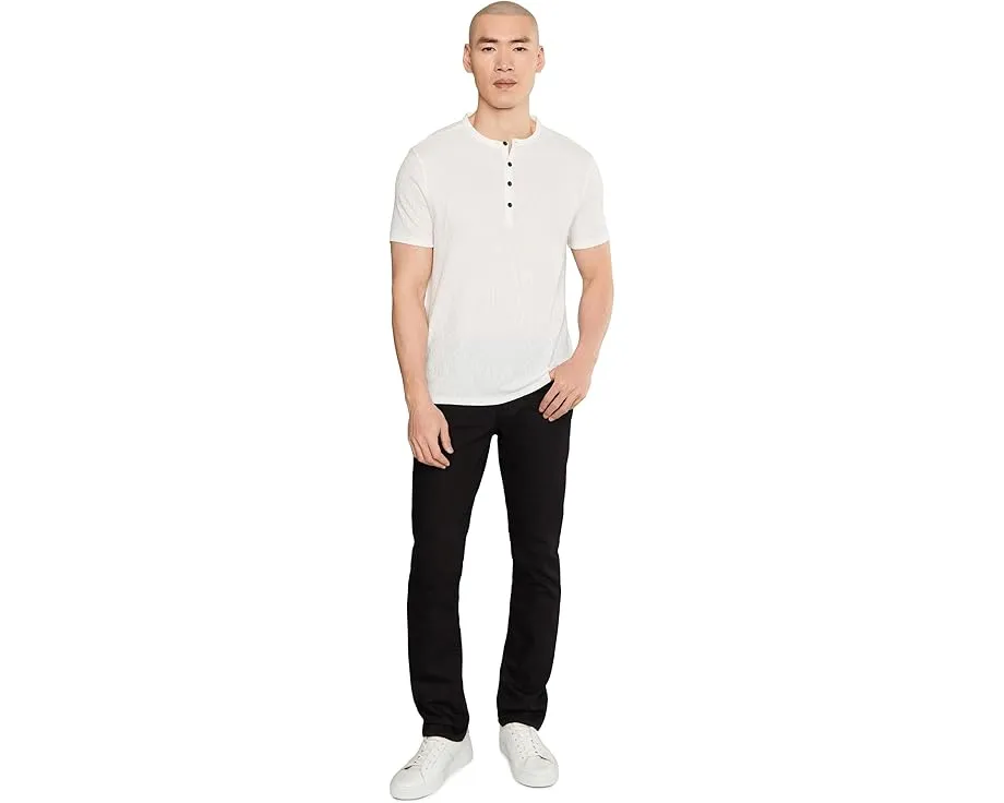 Футболка John Varvatos Egon Henley с планкой на четырех пуговицах