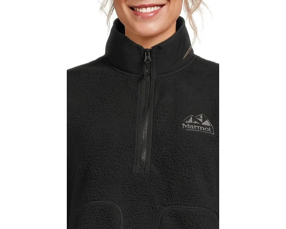 Толстовка Marmot Wanderer из высоковорсного флиса с накладками на плечах и локтях