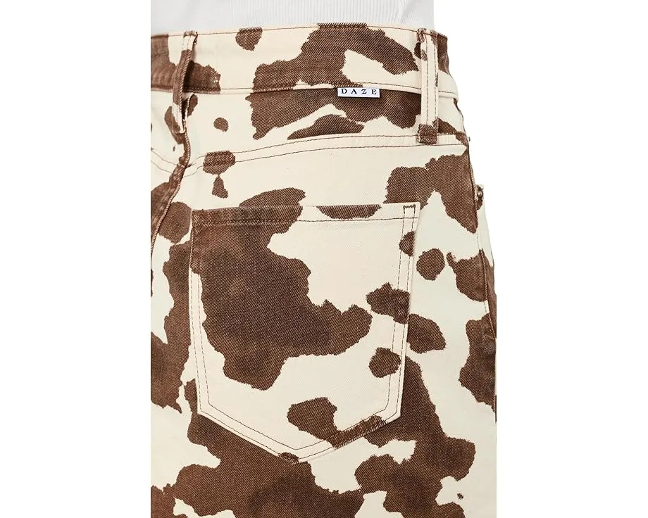 Юбка мини Malibu Mini Mid Waist от DAZE с завышенной талией