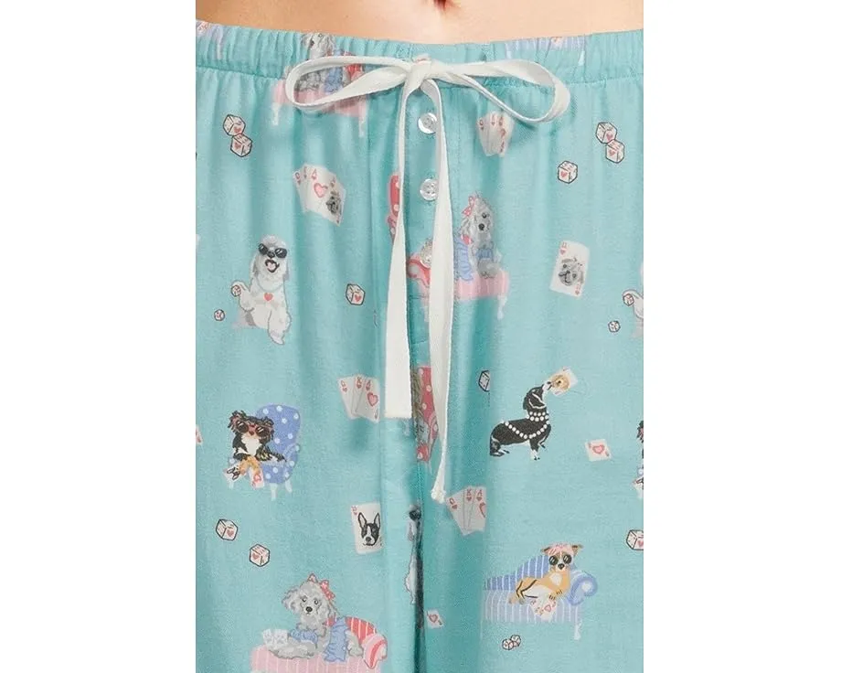 Комплект пижамы из фланели с повязкой для волос P.J. Salvage