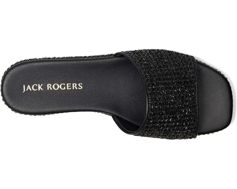 Сандалии Jack Rogers Bay Flatform на платформе с верхом из кожи и подошвой из резины