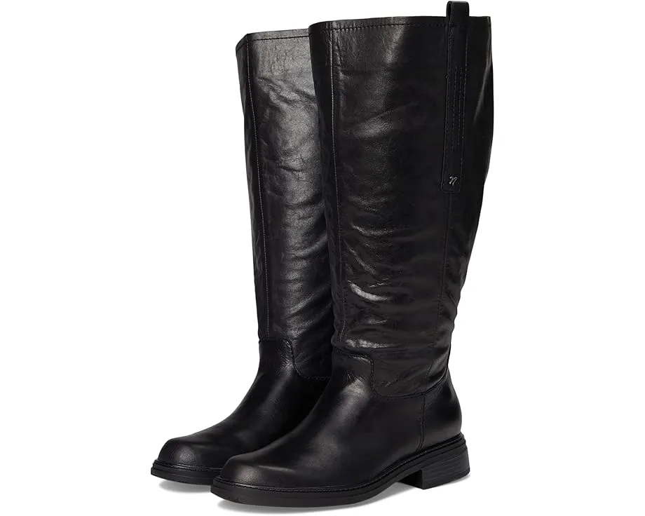 Высокие сапоги Ontime Extra Wide Calf до колена с круглым носком и боковой молнией