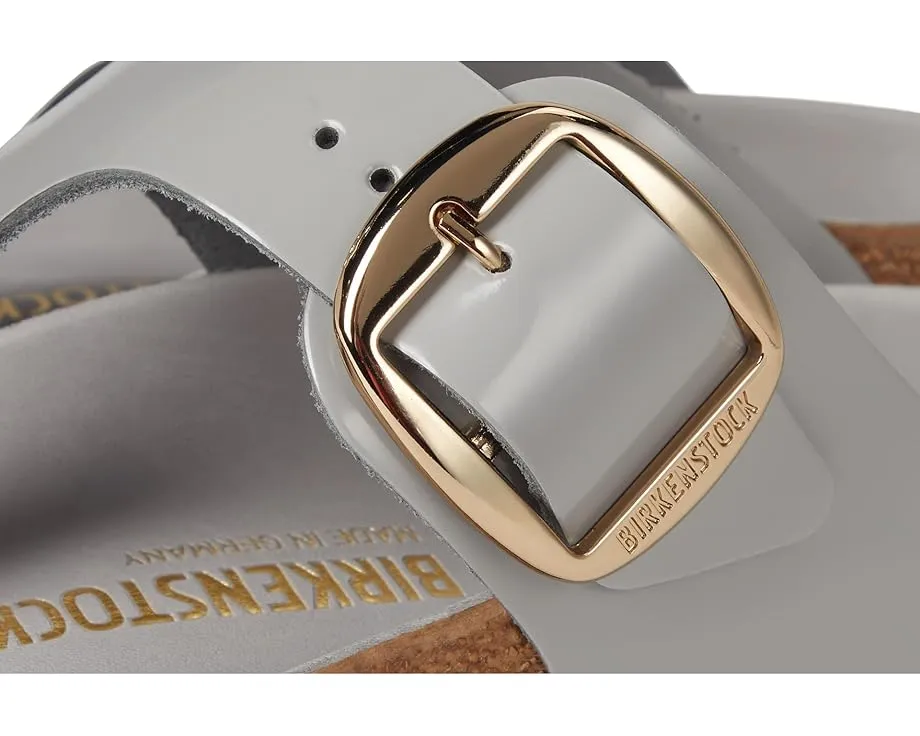 Сандалии Birkenstock Gizeh Big Buckle T-strap с пробковой стелькой