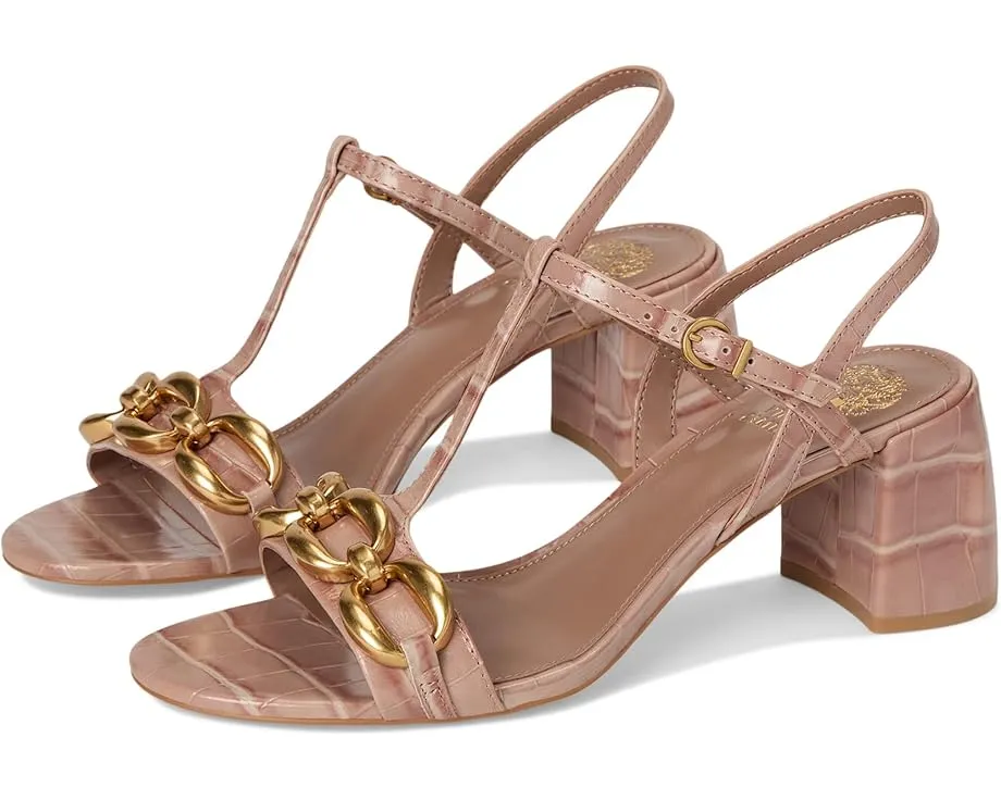 Сандалии Vince Camuto Chirie на платформе с цепью и крокодиловым принтом