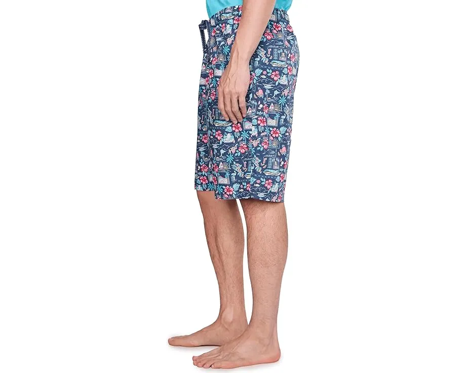 Шорты Tommy Bahama Cotton Woven Printed Jam с эластичным поясом