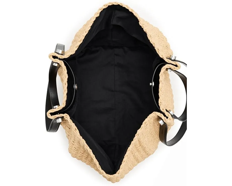 Сумка-тоут AllSaints Allington из соломки с магнитной застежкой