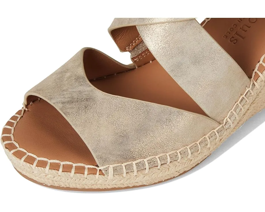 Сандалии Gentle Souls Corinne на плетеной танкетке с застежкой-молнией