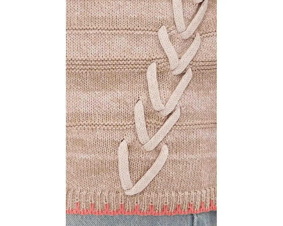 Свитер NIC+ZOE Stitched Layers со строчкой и полосками из переработанного полиэстера