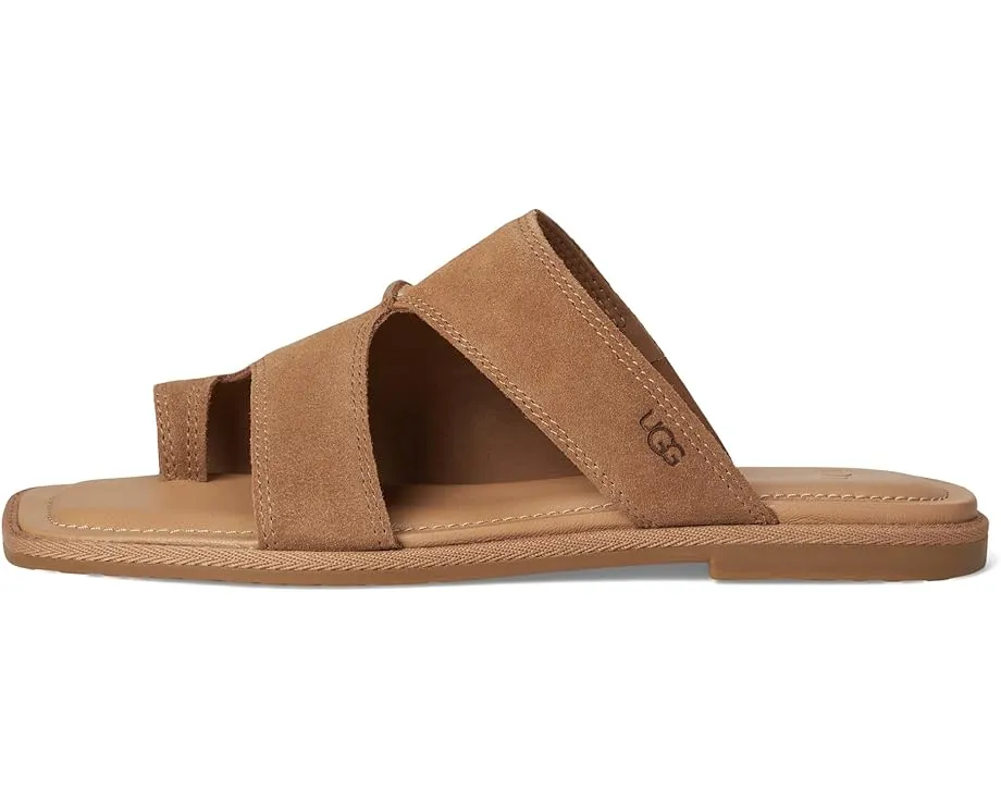 Сандалии UGG Matira с квадратным носком и кожаной подкладкой