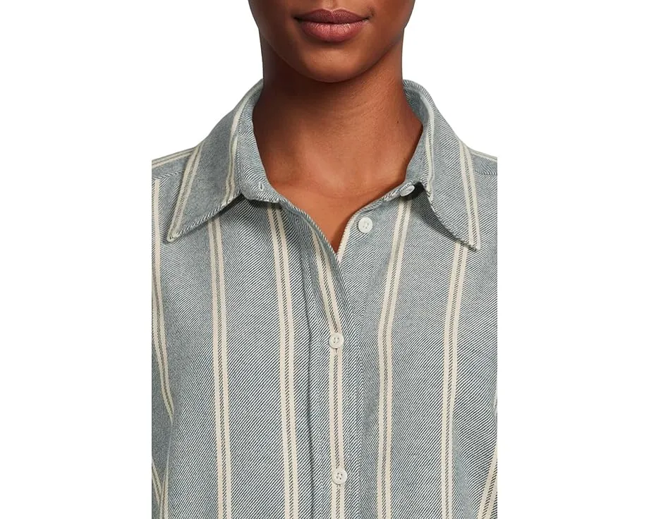 Фланелевая рубашка Faherty The Heirloom Portuguese Relaxed из органического хлопка