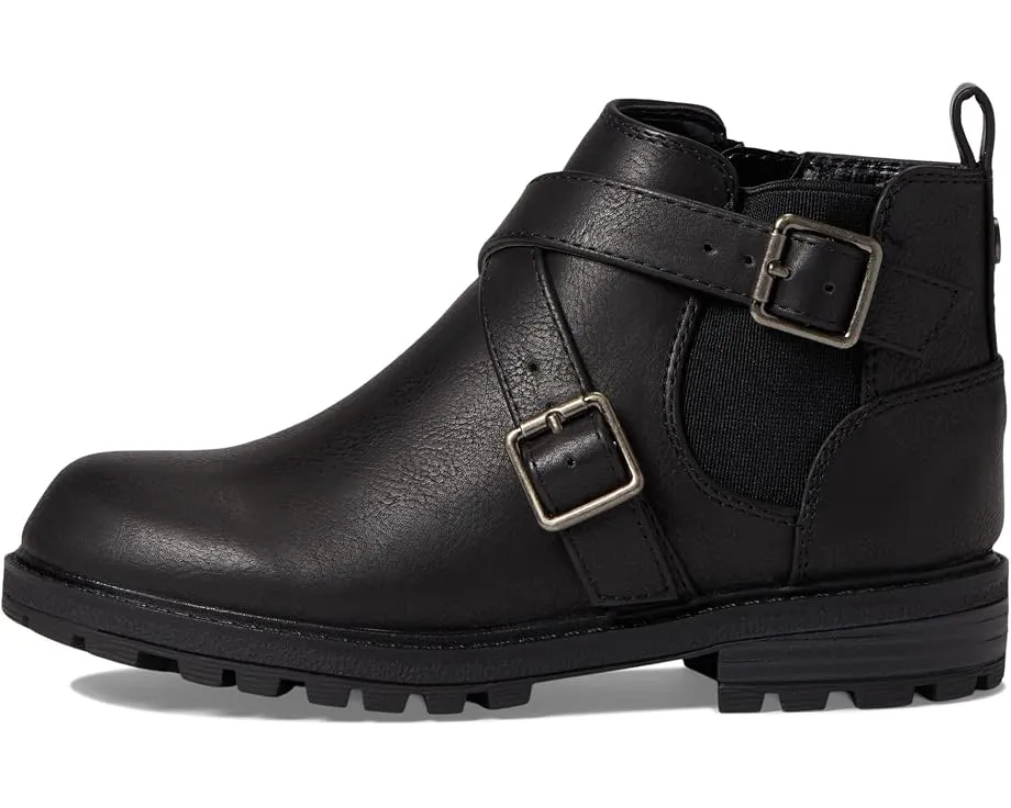 Детские ботинки Kylee от Nina Kids с квадратным носком Black Tumbled