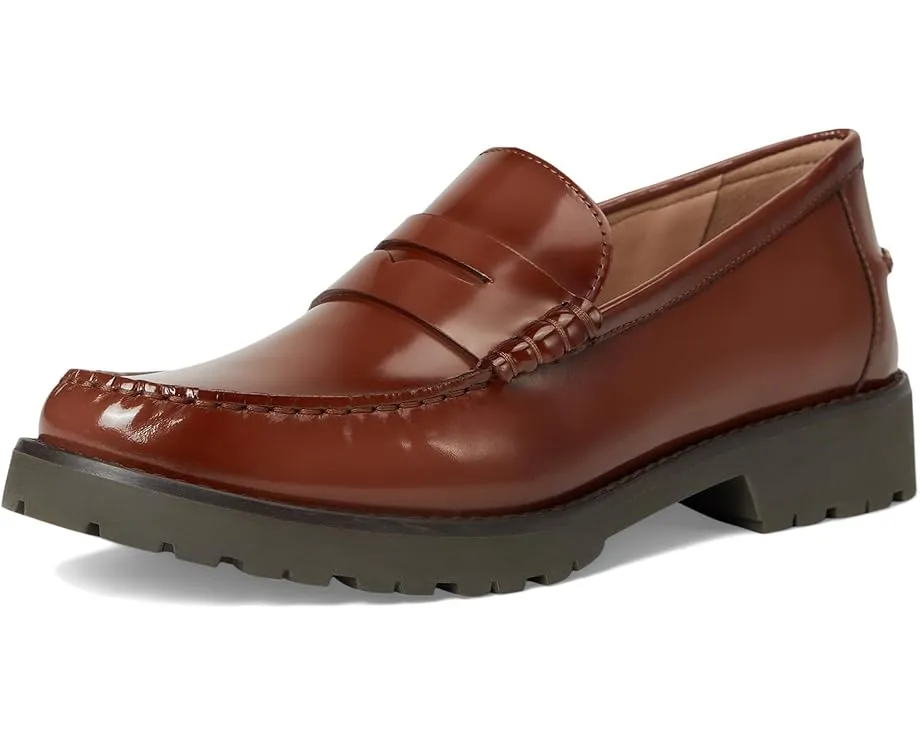 Лоферы Cole Haan Treena Lug с декоративной строчкой и подошвой из переработанной резины