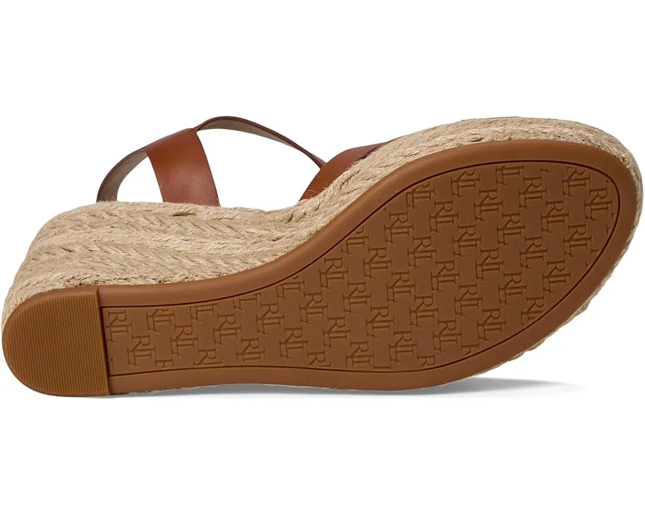 Босоножки Lauren Ralph Lauren Soffia Calfskin Espadrille на танкетке