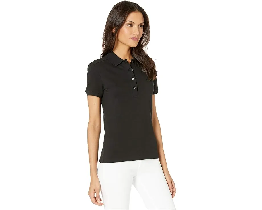 Поло Lacoste Slim Fit из хлопкового пике с коротким рукавом