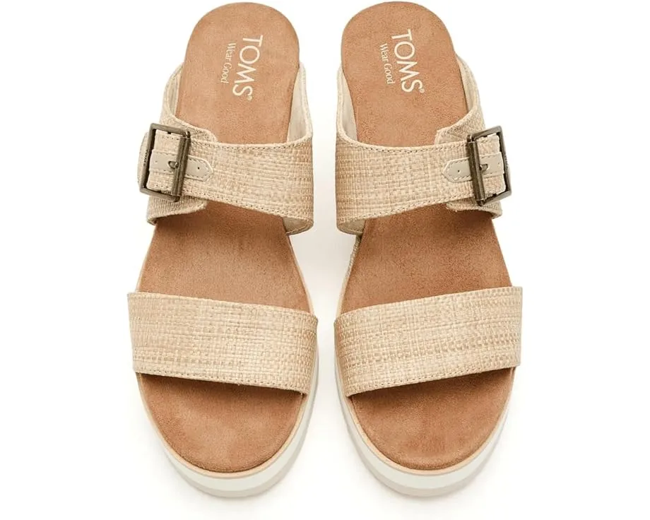 Босоножки-мюли TOMS Diana Mule Buckle на платформе с пряжкой