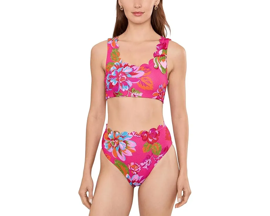 Плавки Nessa с высокой талией и фигурным поясом для гладкой посадки