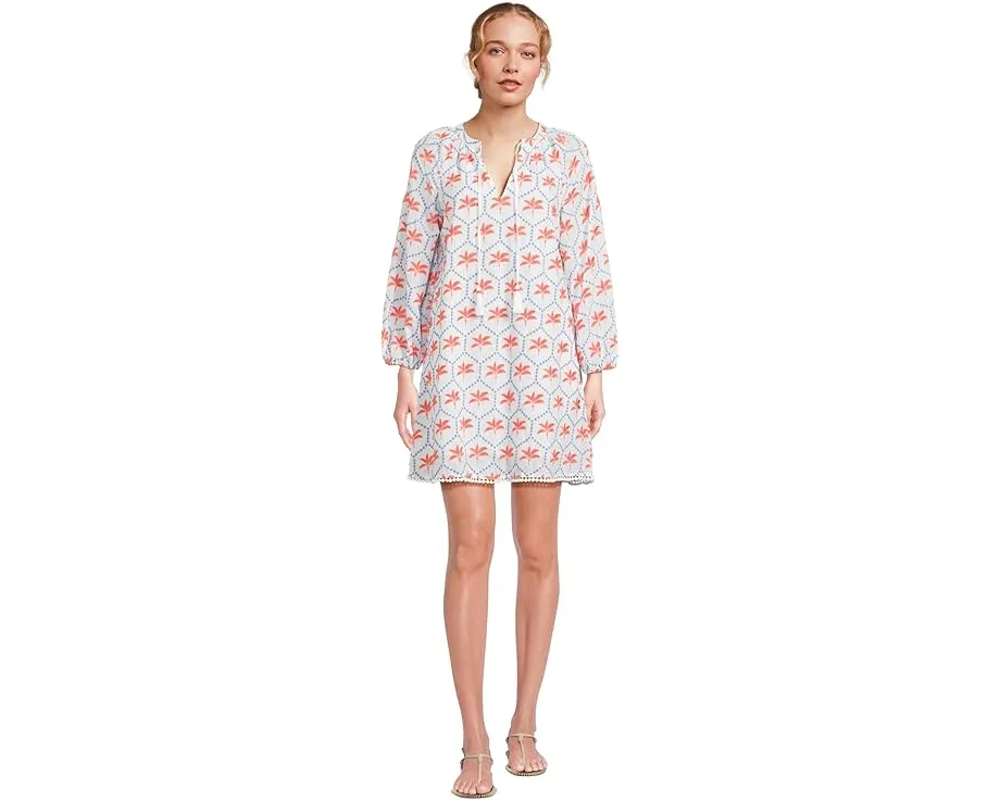 Tommy Bahama Платье Catalina Coast с вышивкой и отделкой помпонами